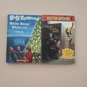 Lot of 2 Kid Mysteries Books: A to Z Mysteries & The Brixton Brothers